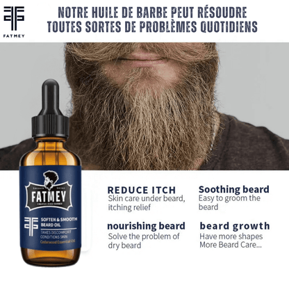 Huile à Barbe Fatmey – Soin Doux et Nourrissant pour une Barbe Parfaite