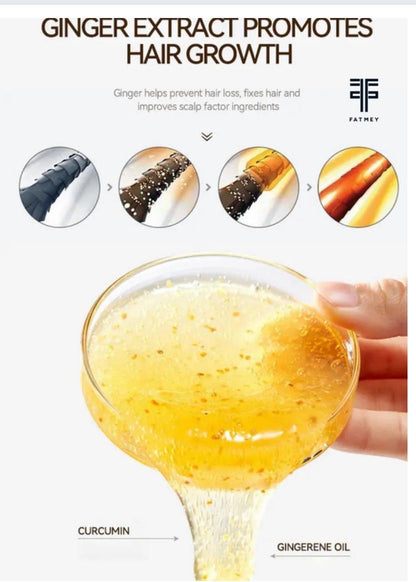 Ginger Oil for Hair Growth and Strengthening