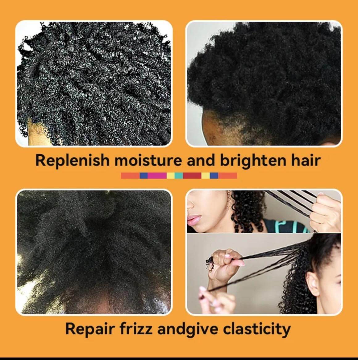 Crème Pour Boucles Définies et Sans Frisotis