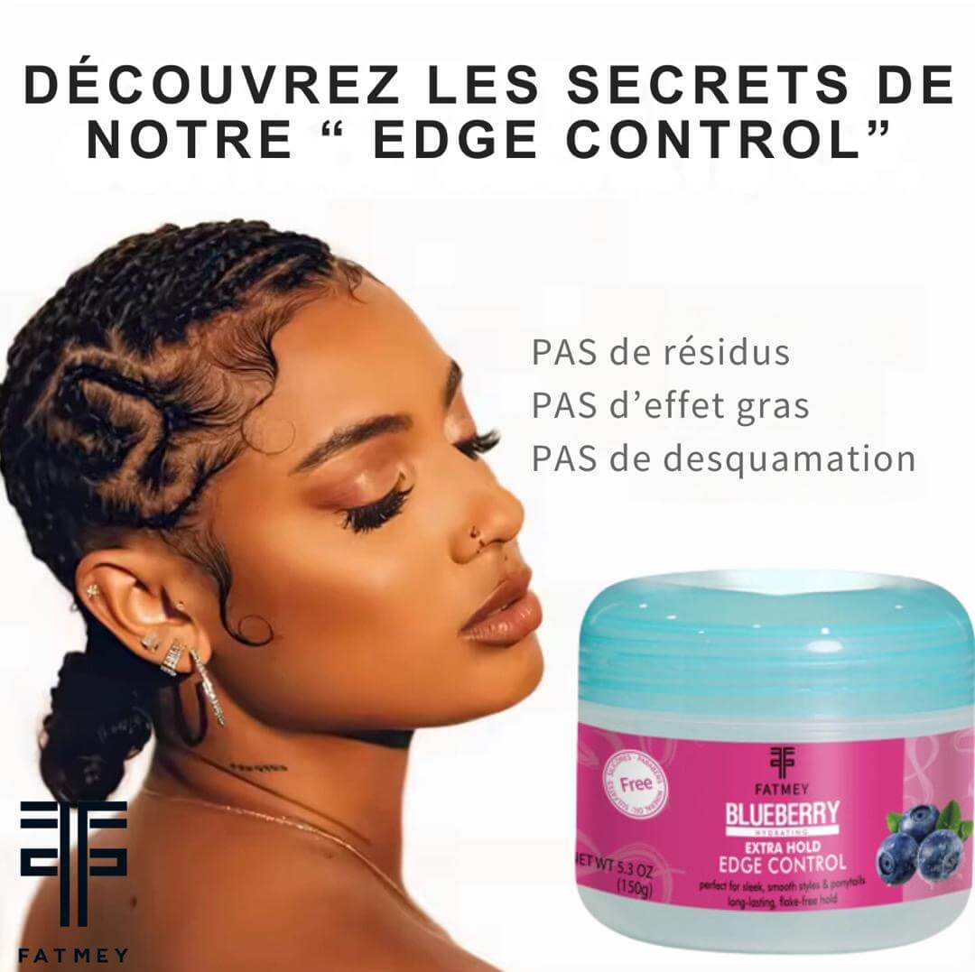 Edge Control Blueberry - 24H Extra Strong Hold Styling Gel