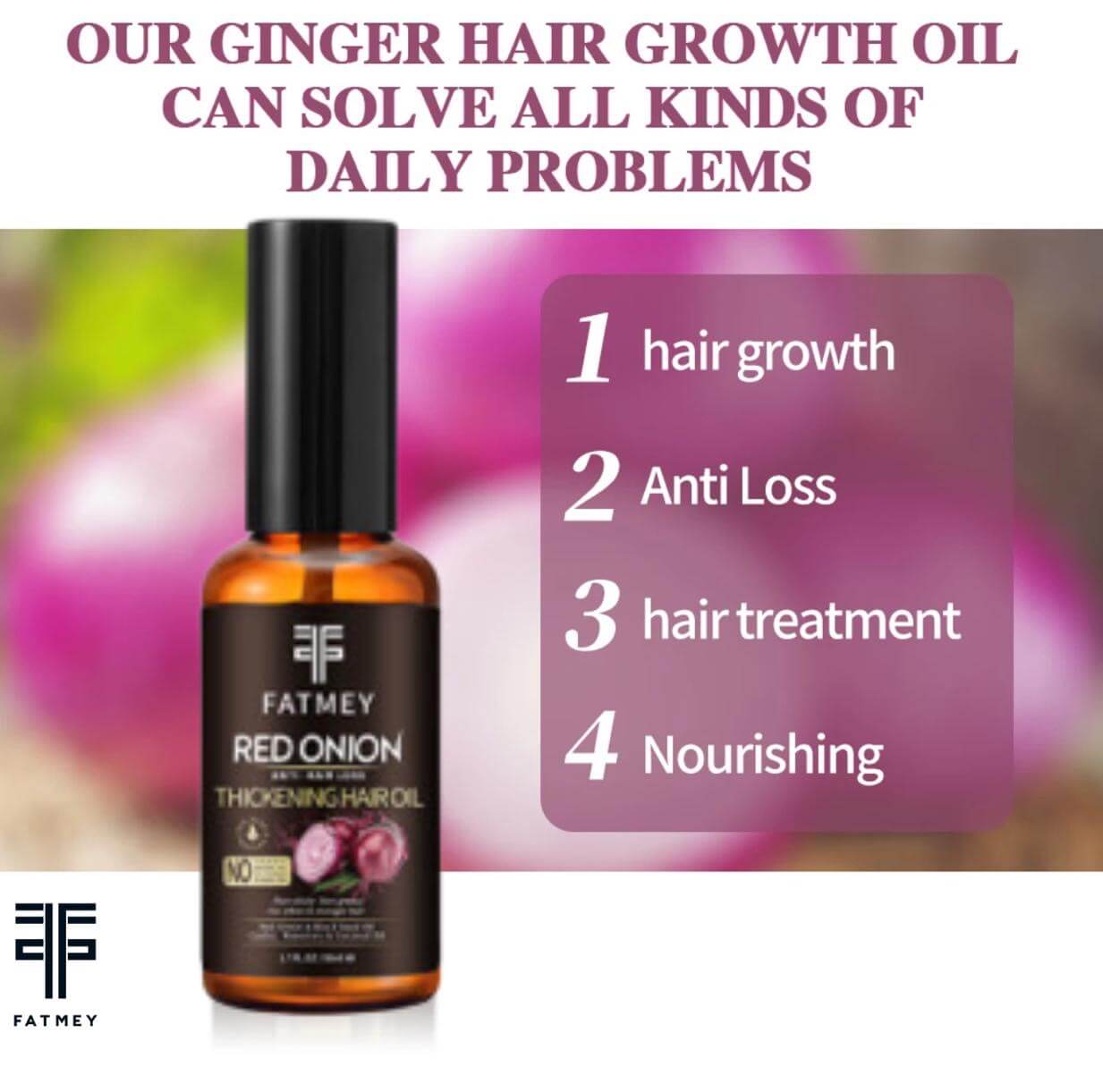 Red Onion Thickening Oil for Hair Growth