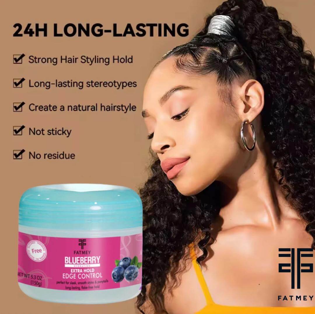 Edge Control Blueberry - 24H Extra Strong Hold Styling Gel