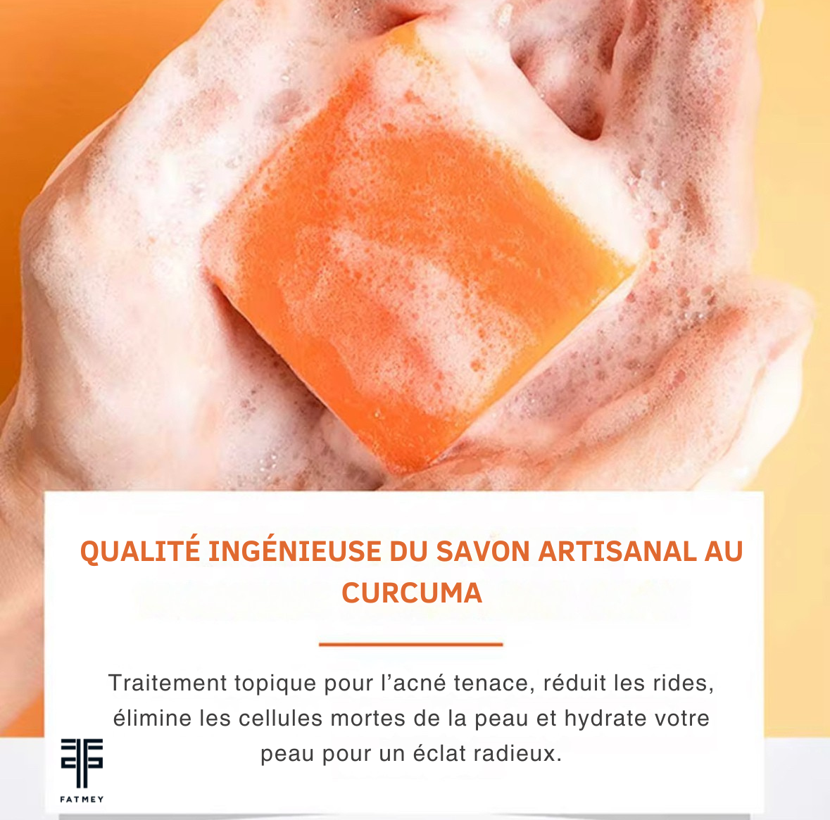 Savon au curcuma