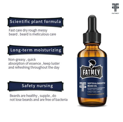 Huile à Barbe Fatmey – Soin Doux et Nourrissant pour une Barbe Parfaite