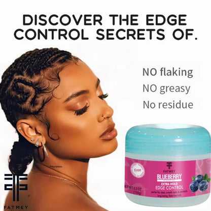 Edge Control Blueberry - 24H Extra Strong Hold Styling Gel