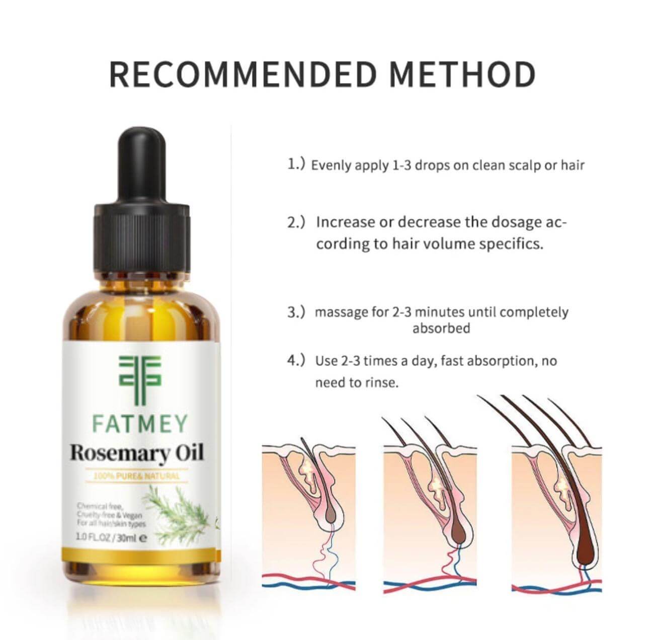 Natural Rosemary Oil | Anti-Hair Loss